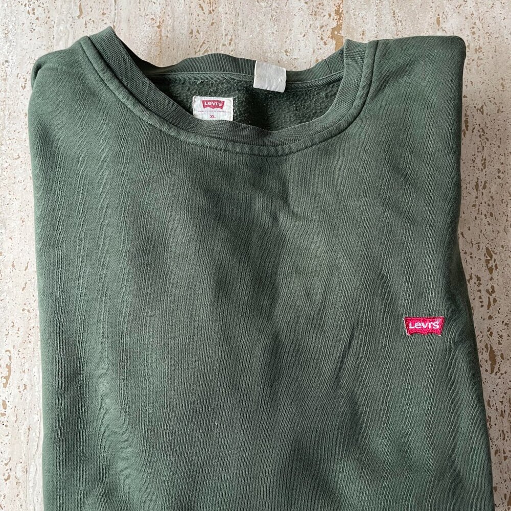 Levis Green Crewneck Sweater